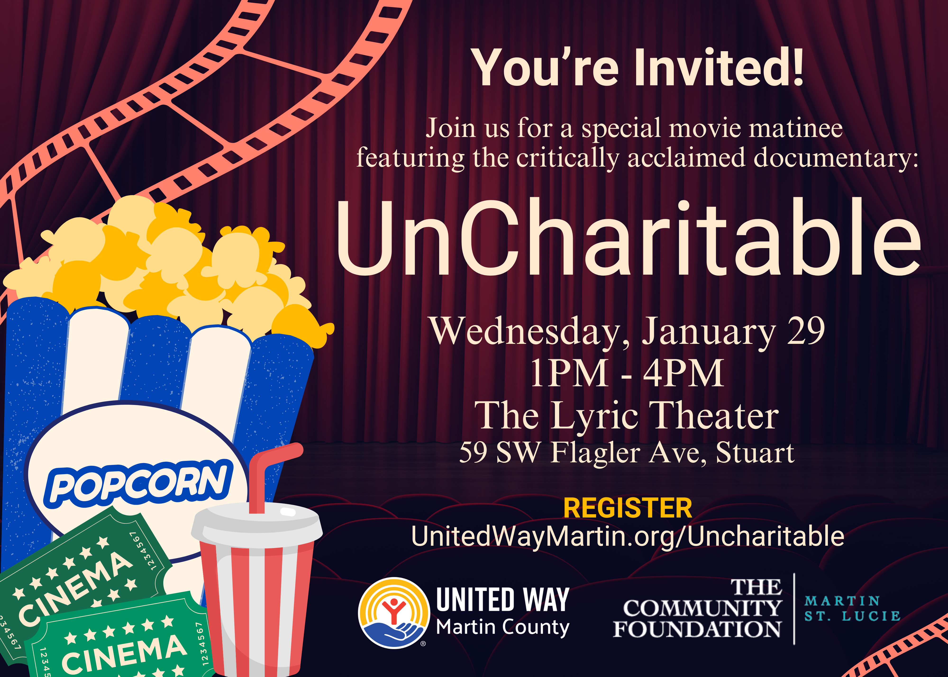 Uncharitable Movie Flyer